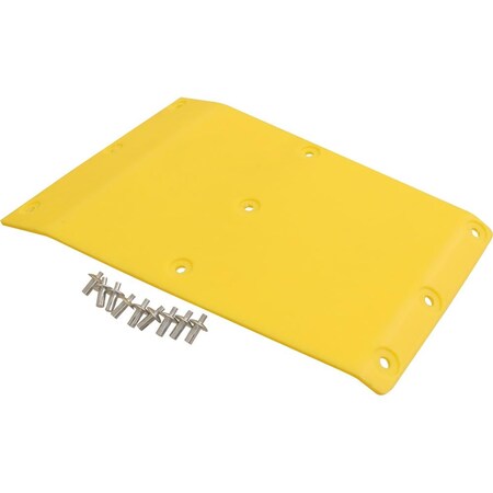 Aftermarket AMH170501 Poly Skid Plate, Rear Right End AMH170501-ABL